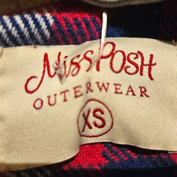 Miss Posh Outerwear Crop Jacket Purple & Blue - Picture 8 of 8